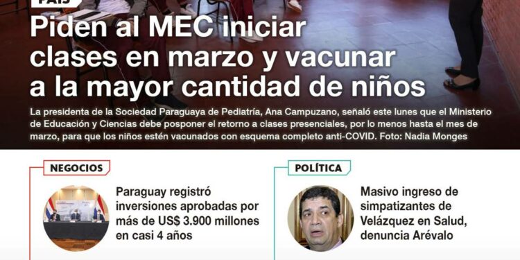 las noticias más relevantes de la siesta del 11 de enero