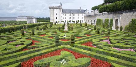 Jardines  del castillo de Villandry