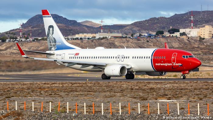 Avión de Norwegian Air.