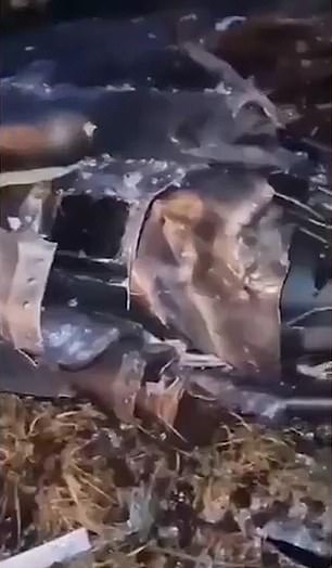 El misil aterrizó en Kiev esta mañana.