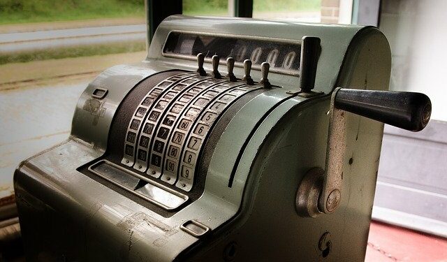 Antique register machine