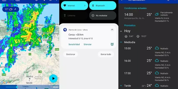 App Rain Alarm