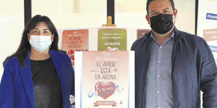 Arona promociona la campaña de compras por San Valentín ‘EnArónate’
