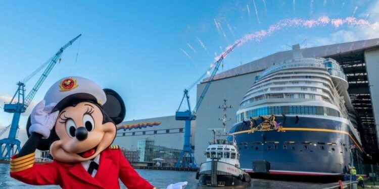 Así luce el nuevo crucero Disney Wish, a punto de ser inaugurado