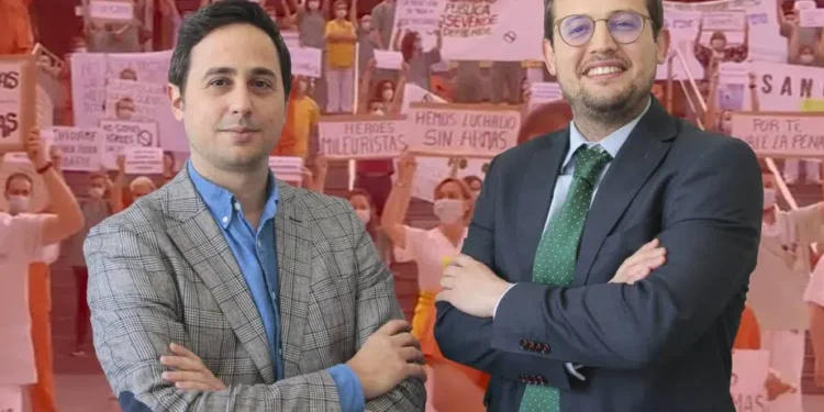 Dos jóvenes abogados llevan cientos de demandas de interinos españoles
