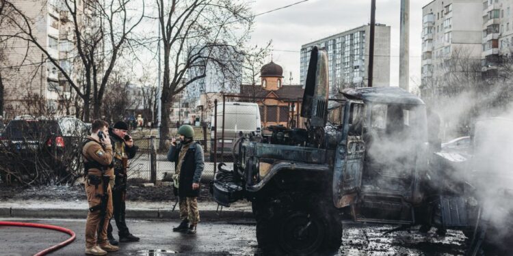 El combate se recrudece en Kiev: dura noche en la capital