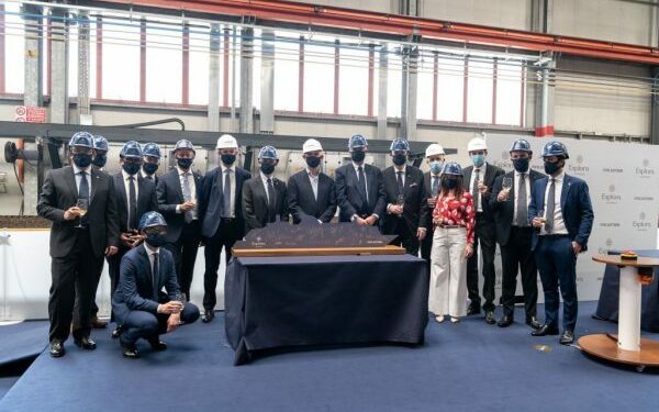 En astillero Fincantieri se realiza ceremonia de la moneda del Explora I