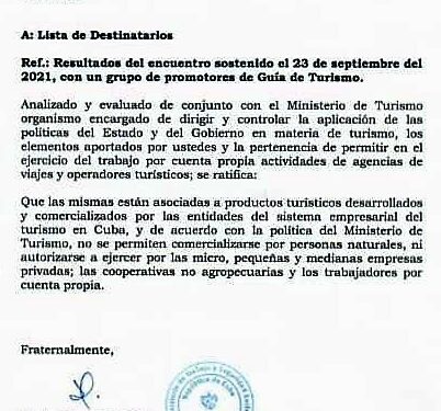 Guía de turismo en el sector privado en Cuba, un sueño truncado