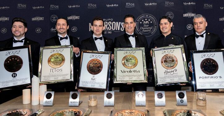 Harry's Prime SteakHouse recibe un premio honorífico: “International Star Diamond Award”