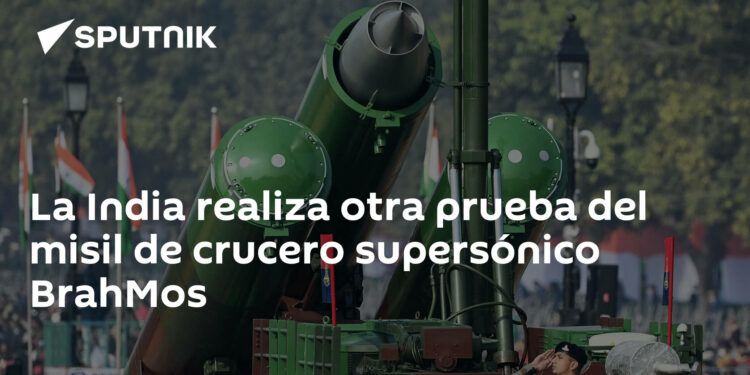 La India realiza otra prueba del misil de crucero supersónico BrahMos