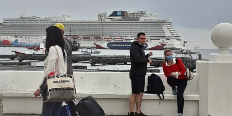 Llega el crucero Norwegian Breakaway a Puerta Maya en Cozumel