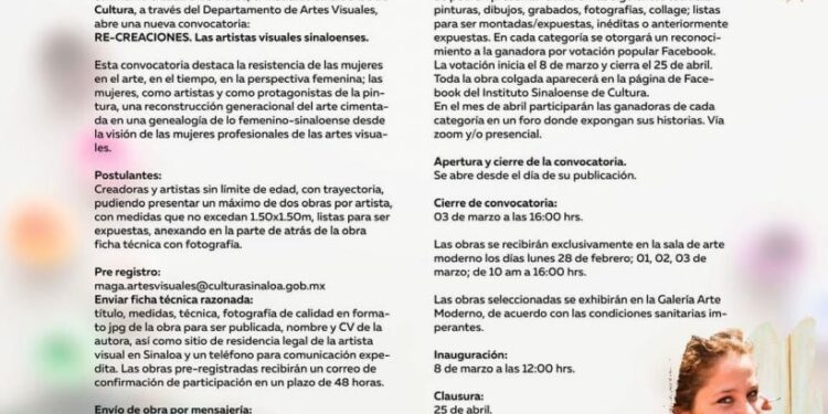 Mujer y artista visual, el Museo de Arte de Mazatlán te está buscando