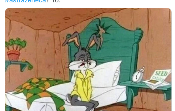 "No puedo, estoy muerta": Los mejores memes del refuerzo covid con AstraZeneca