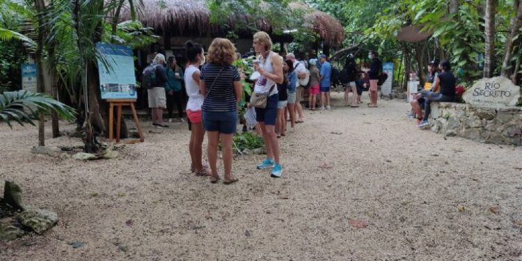 Parques ecoturísticos de Quintana Roo reportan baja afluencia de turistas