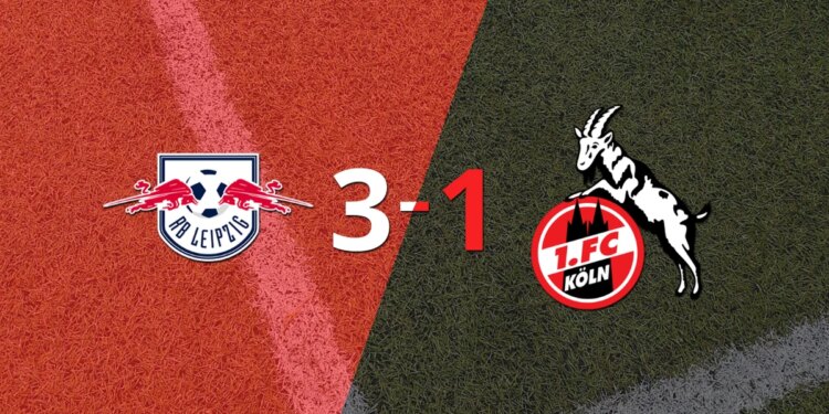RB Leipzig goleó a Colonia por 3 a 1