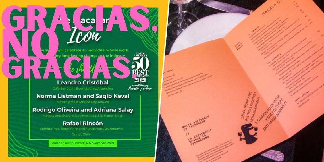 Restaurante mexicano rechaza nominación de The World’s 50 Best por fomentar abuso y sexismo – El Financiero
