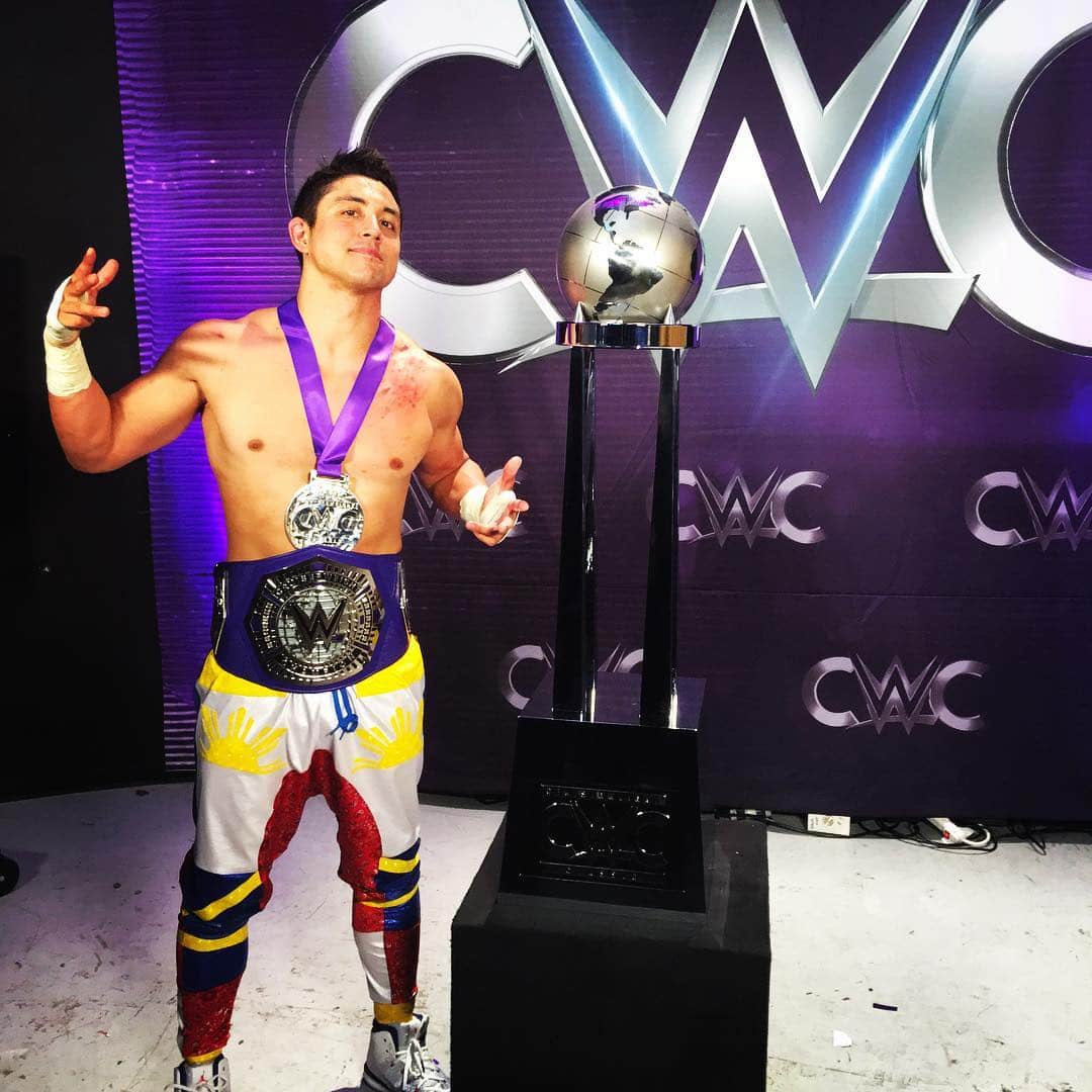 TJ Perkins gana el WWE Cruiserweight Classic y es el nuevo WWE Cruiserweight Champion de WWE Monday Night Raw (14/09/2016) / Twitter.com/WWE