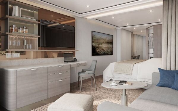 Silversea Cruises revela detalles de suites de lujo que debutarán en Silver Nova