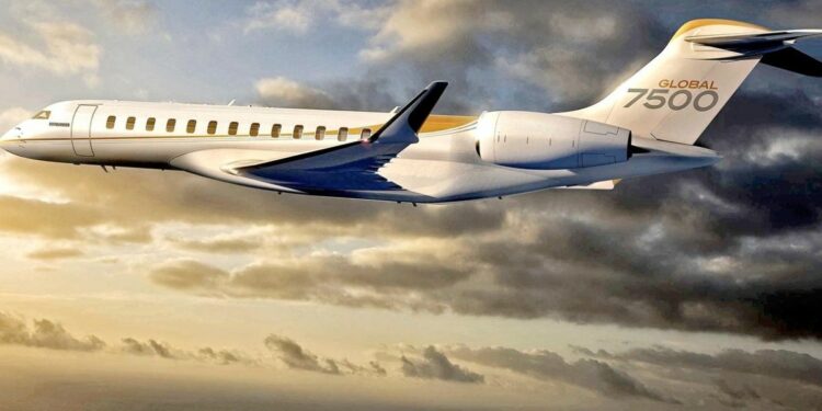 Así es viajar en un jet Global 7500