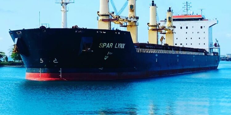 Buque ucraniano llega a Costa Rica con 20 mil toneladas de acero para construcción