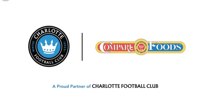 Charlotte FC crea una alianza con los supermercados Compare Foods