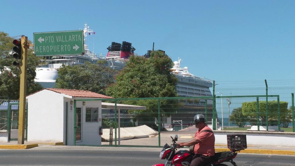 Arribo de cruceros en Puerto Vallarta