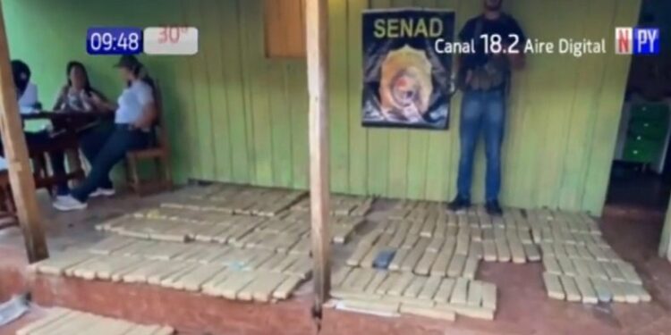 Hallan más de 300 paquetes de marihuana en una agencia de viajes