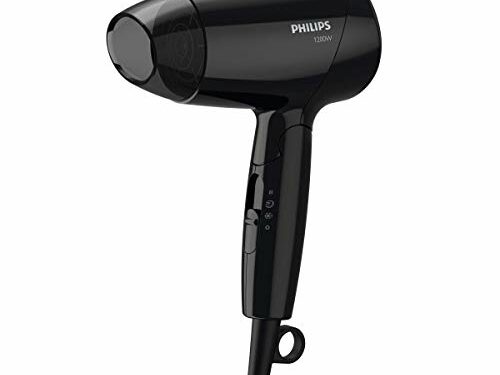 Philips Cura dei capelli Bhc00/0 Drycare Essentialcare Secador Compacto, Potencia 1200 W, Negro