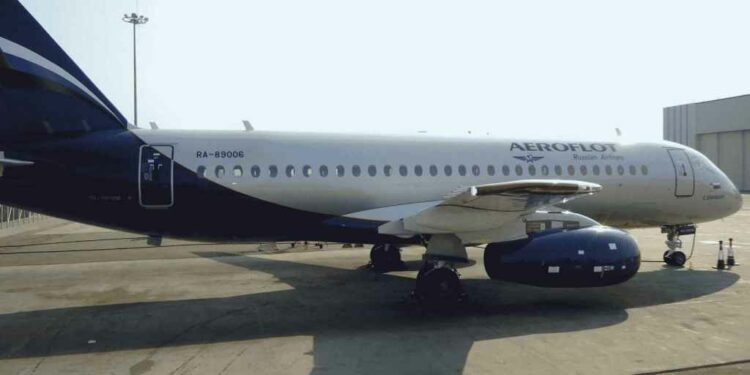 Avión de Aeroflot.