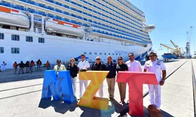 Mazatlán estima superar la meta de recibir a 145 cruceros durante el 2022