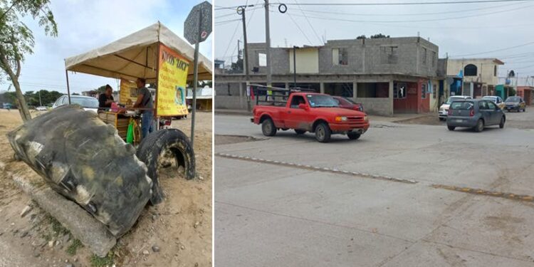 Piden semáforos en tránsitado crucero de Altamira