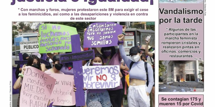 Portada miércoles 09 de marzo de 2022