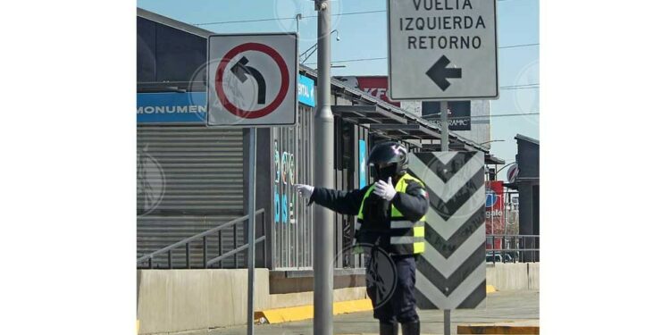 Prueba Seguridad Vial áreas peatonales en la ruta troncal