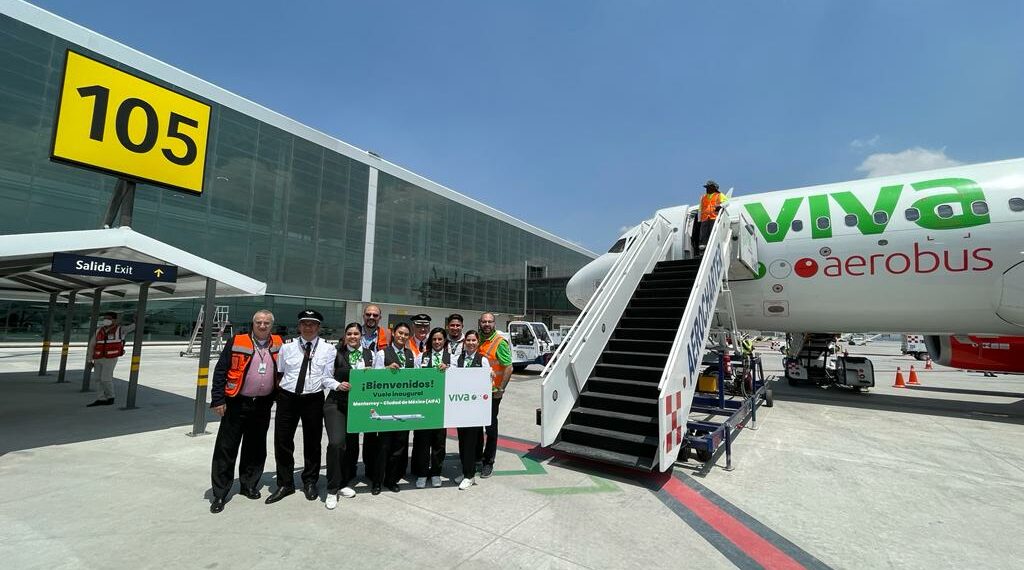 Viva Aerobus dio inicio a sus operaciones desde el nuevo Aeropuerto Internacional Felipe Ángeles, en sus rutas Monterrey y Guadalajara