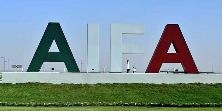entrada del aeropuerto internacional felipe ángeles aifa
