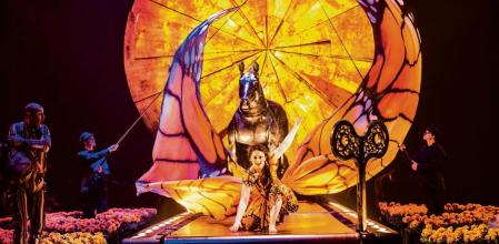 Una imagen del espectáculo Lizia del Circo del Sol