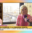 María Patiño rompe a llorar en ‘Sálvame’ al recordar a su padre vestido de cofrade