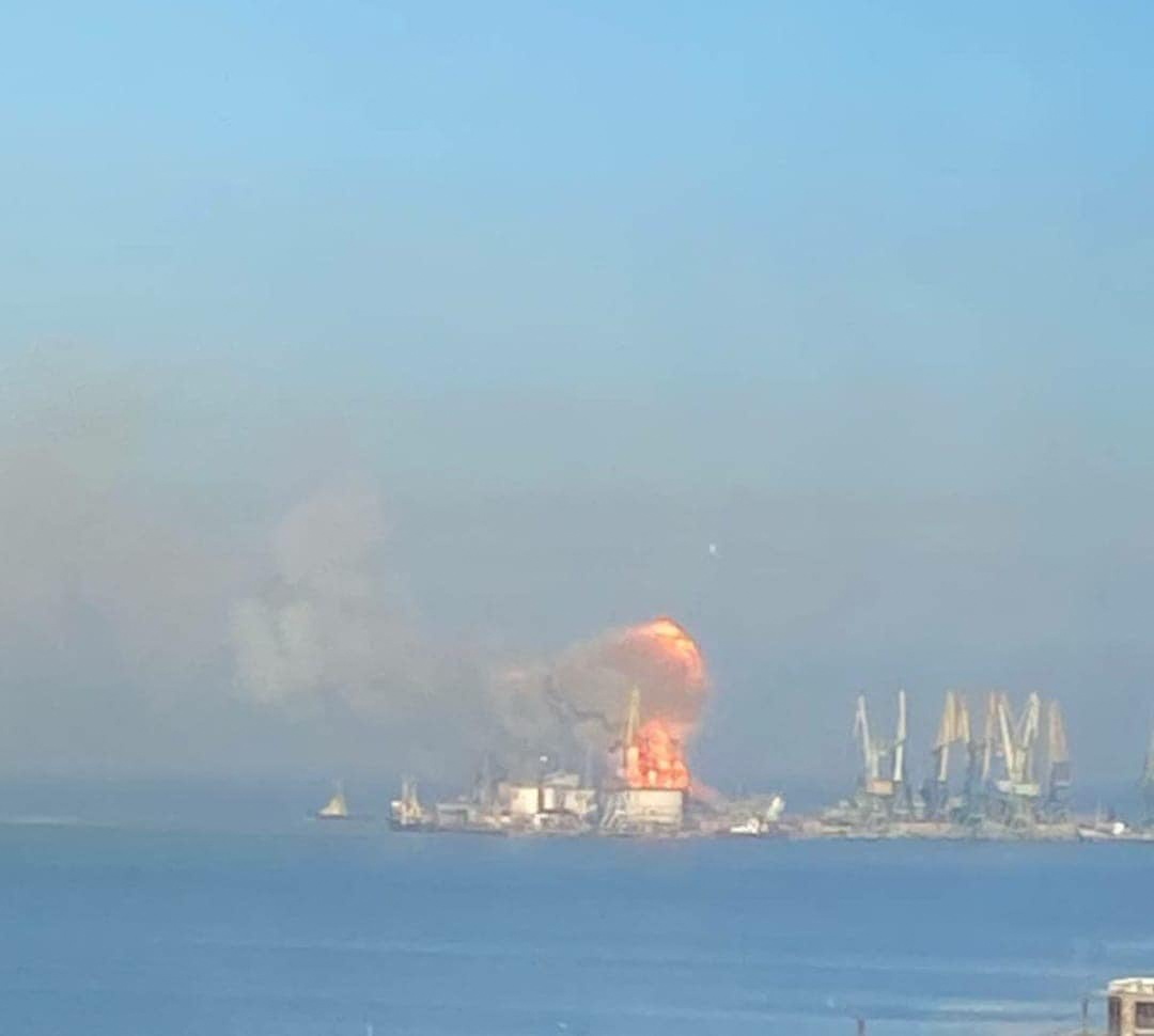 El buque de desembarco “Orsk” de la Flota del Mar Negro de la Armada Rusa (REUTERS)