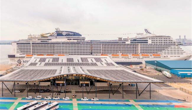 Puertos de Southampton y Warnemünde entregarán energía en tierra a cruceros de MSC
