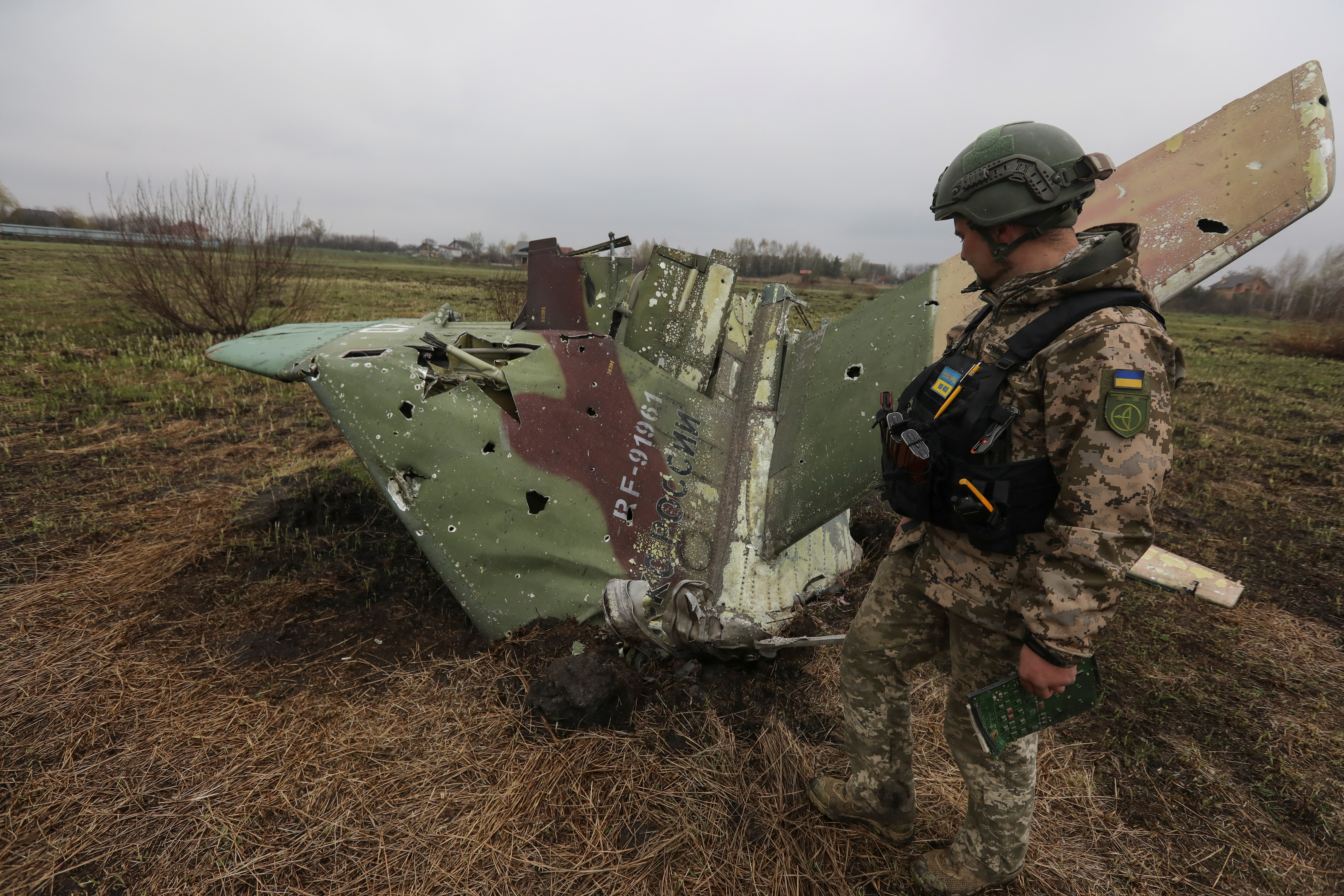 Ucrania reportó los modelos de las naves rusas derribadas: Su-34, Su-35, Su-25A (Reuters/archivo)