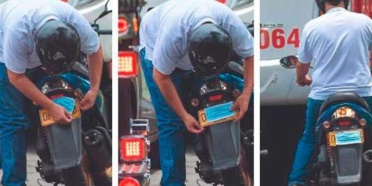 Alterar la placa del vehículo puede dar hasta 108 meses de cárcel