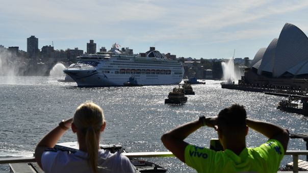 Cruceros vuelven a Australia después de dos años alejados por el covid-19