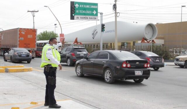 Habilita Seguridad Vial cruceros en avenida de las Torres