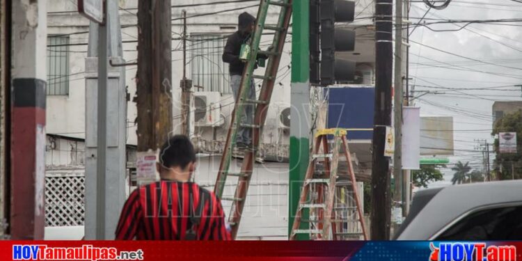 Hoy Tamaulipas - Tamaulipas Realiza Trnsito de Ciudad Madero mantenimiento en semforos