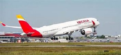 Iberia incorpora un tercer A350 en el primer trimestre del año