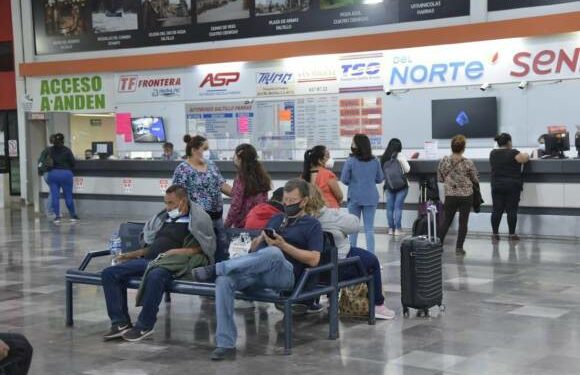 Incrementa demanda en viajes hasta 60% en Central de Autobuses de Saltillo; y los costos suben