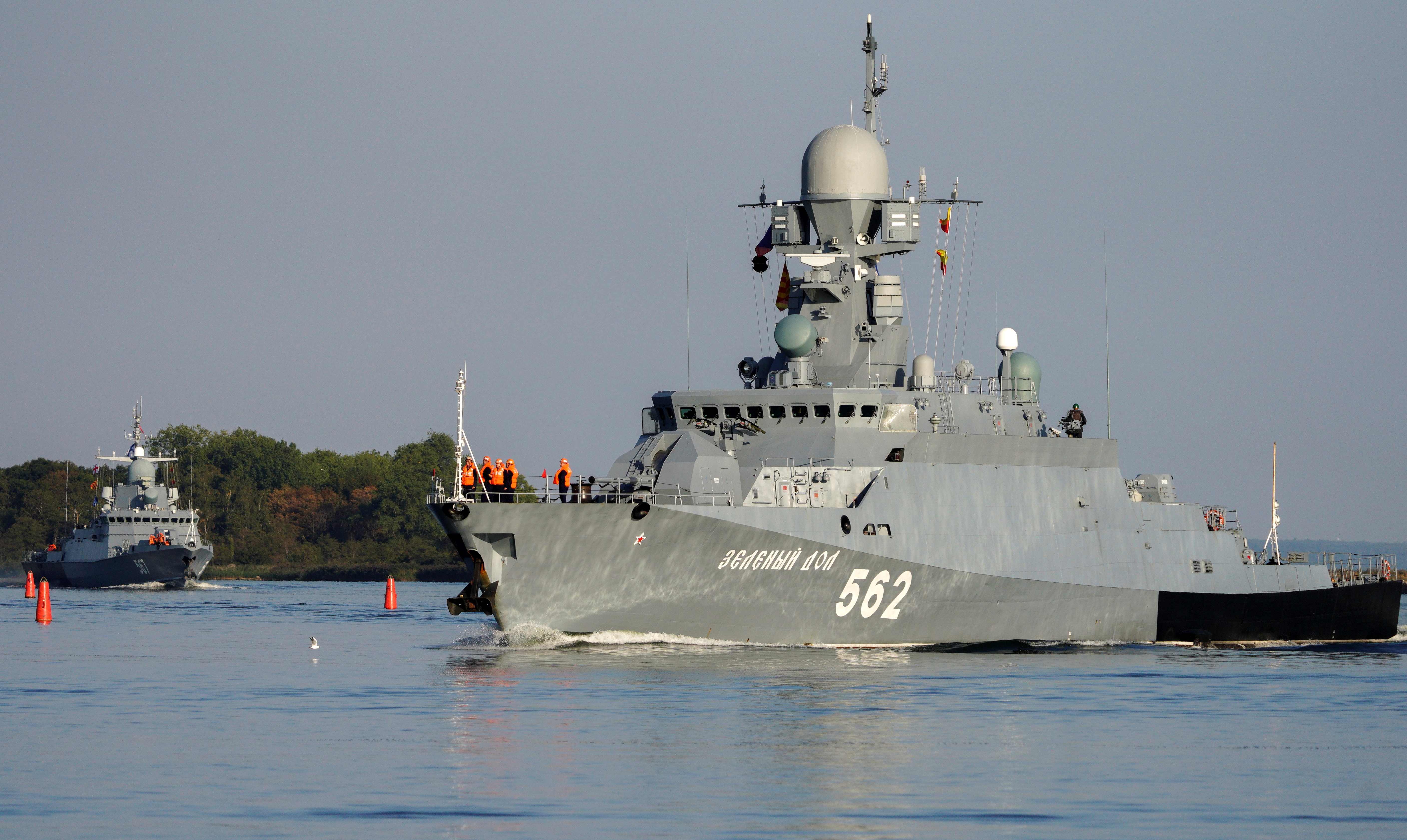 Buques militares rusos (Reuters/archivo)