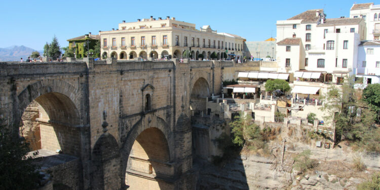 El famoso Puente Nuevo de Ronda, Málaga