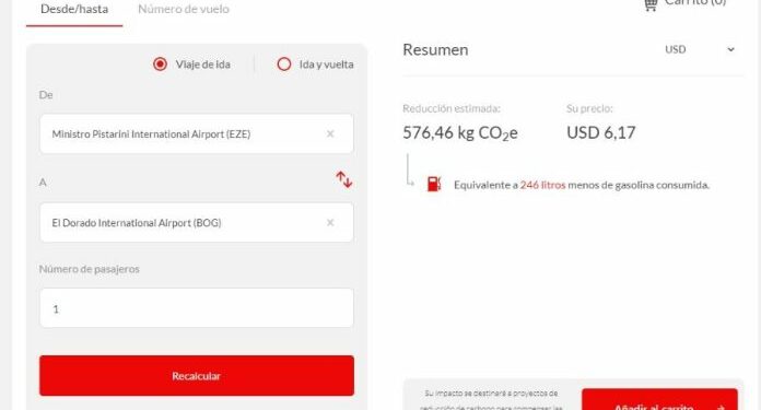 Pasajeros de Avianca podrán compensar la huella de carbono de sus viajes