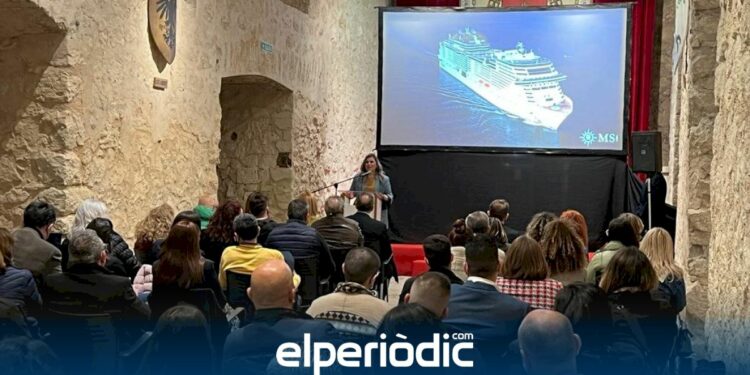 Sánchez da la bienvenida a MSC Cruceros, que reúne a los agentes de viajes alicantinos en el Castillo